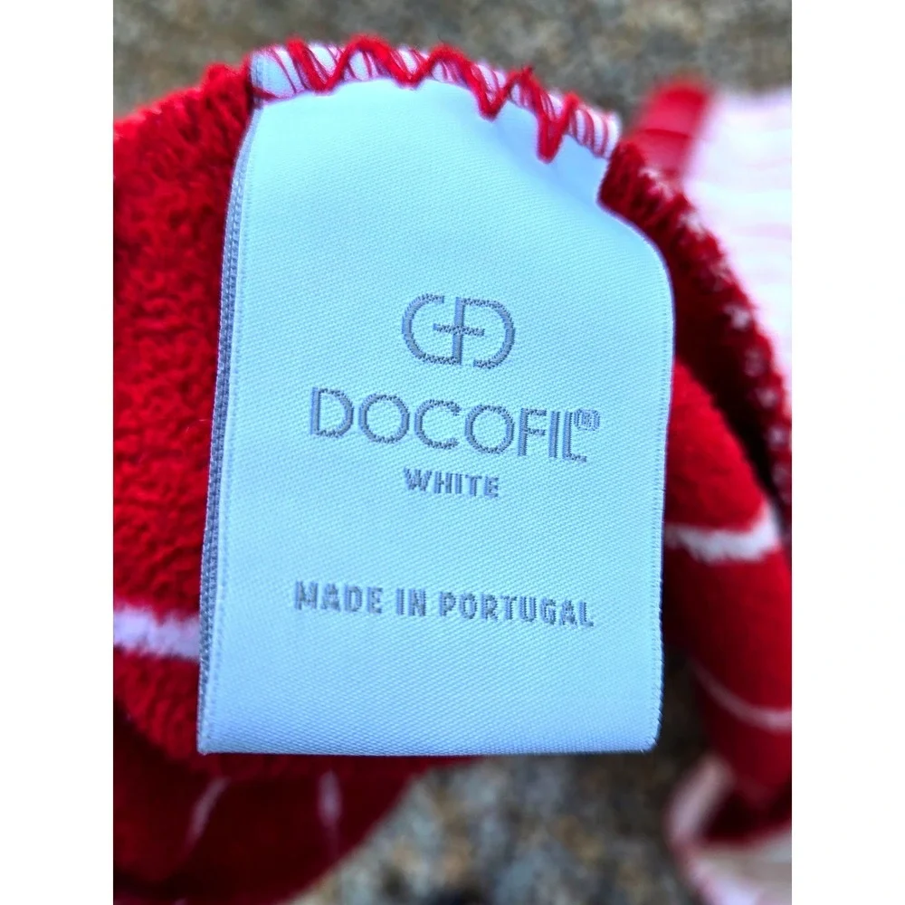 Docofil Red White Heart Love Stripe Cotton Blend Throw Blanket Romantic Coquette